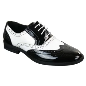 Lace Patent Brogue Shoes Gatsby Sharp Lines