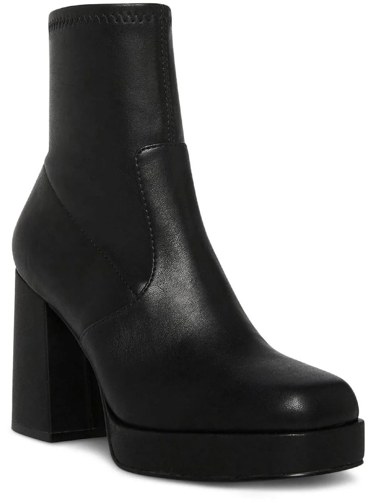 Ever Womens Platforms Block Heels Ankle Boots Sleek Function Long Wear Comfort