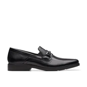 Clarks Clarkslite Bit in Black Leather anti static Cushioned heel