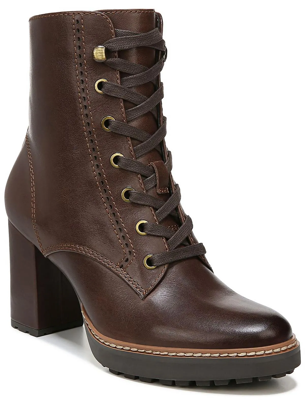 Cushioned Base Comfortable Flex Callie Womens Leather Ankle Boots