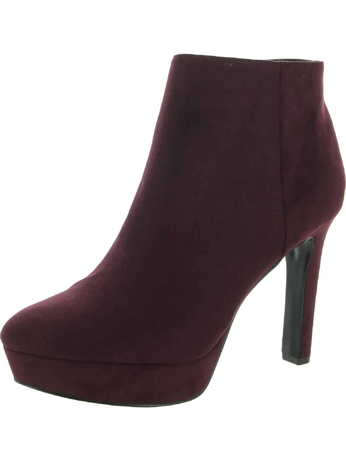 Glowup 2 Womens Zipper Platforms Ankle Boots Mud Resistant Outdoor Trek