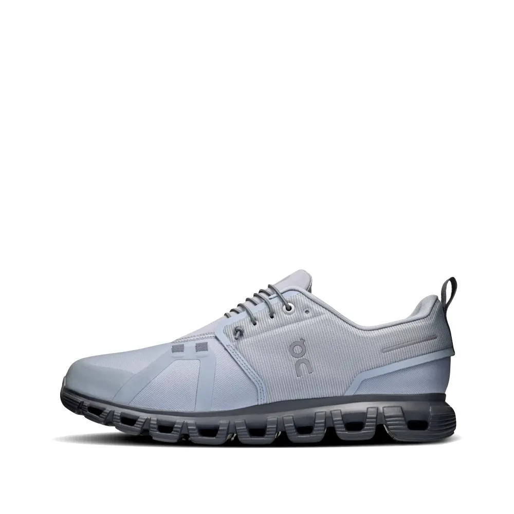 On Men's Cloud 6 Waterproof Sneaker in Alloy/Wolf Fresh materials