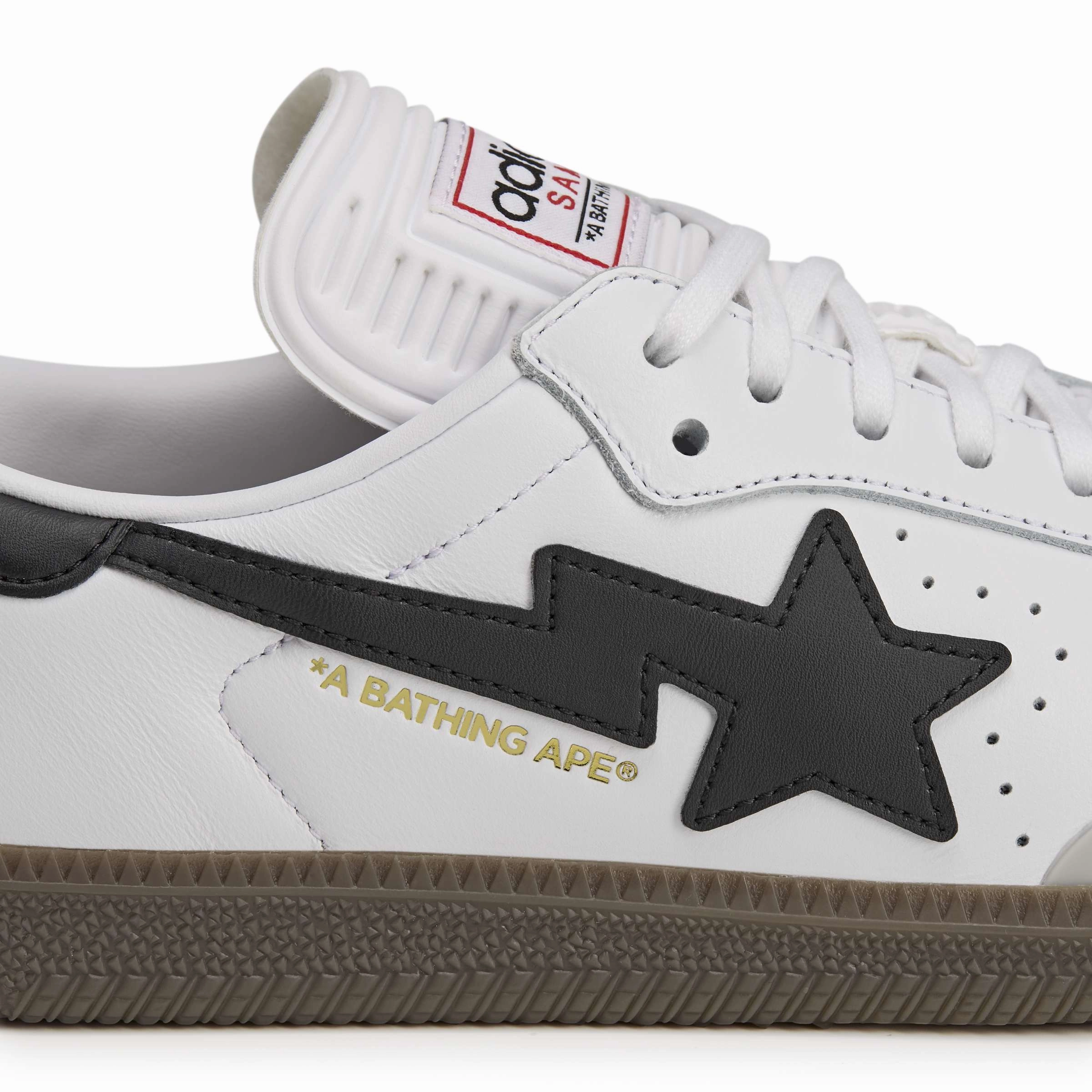 quick - drying shoes Adidas x Bape Mens Samba Shoes