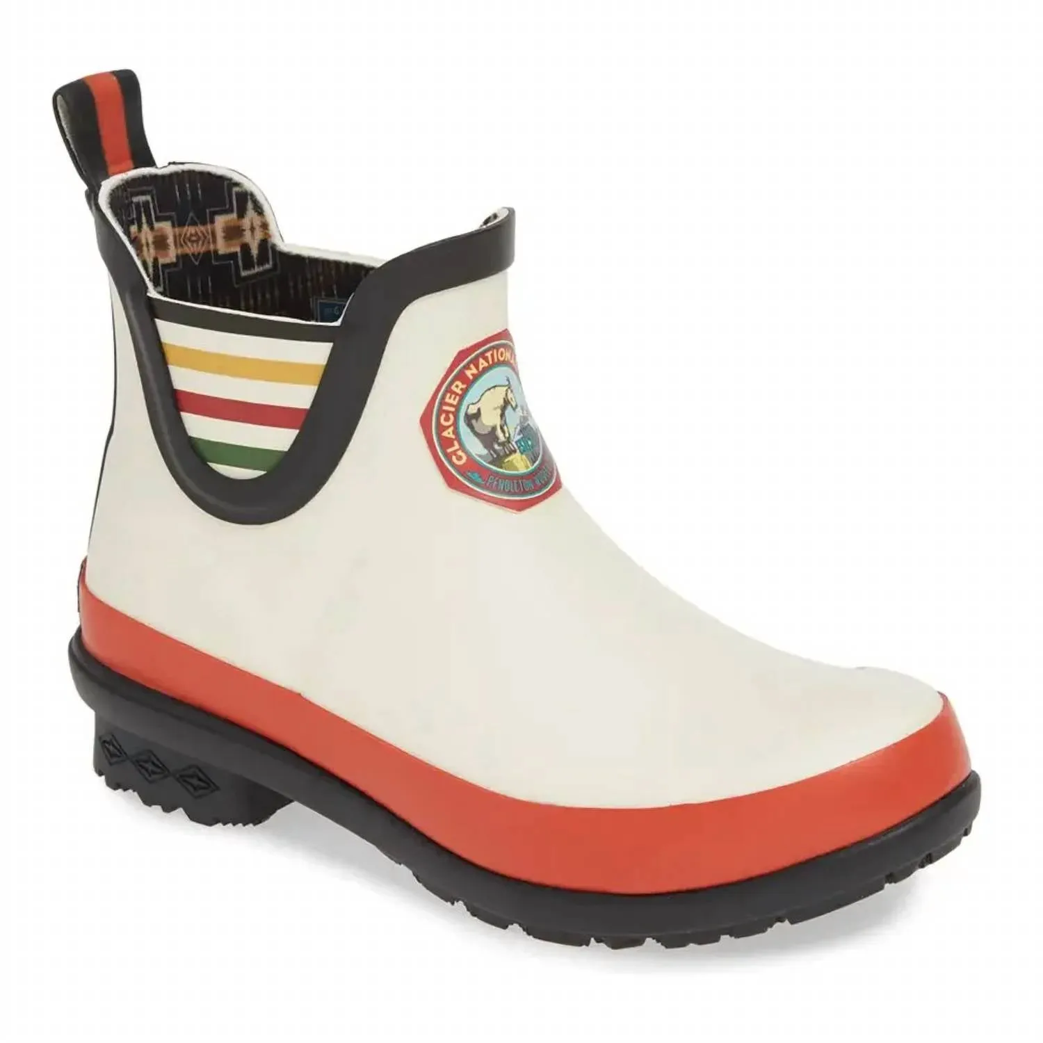 Women's National Park Chelsea Bootie In White Insulated Outdoor Explorer Running Comfort