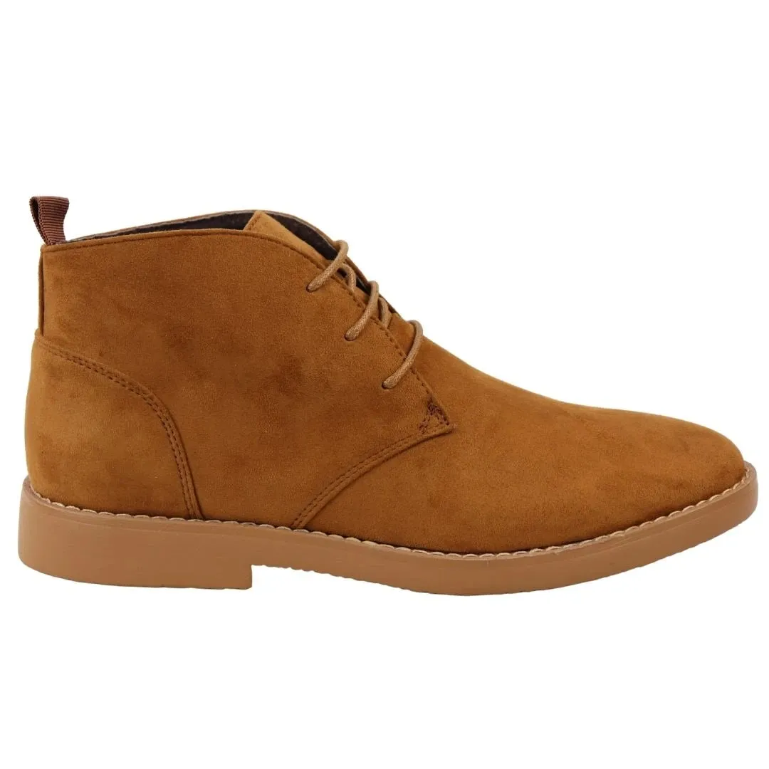 Chukka Desert Lace Up Ankle Boots Cushioned Step Work Commute Resort Mode