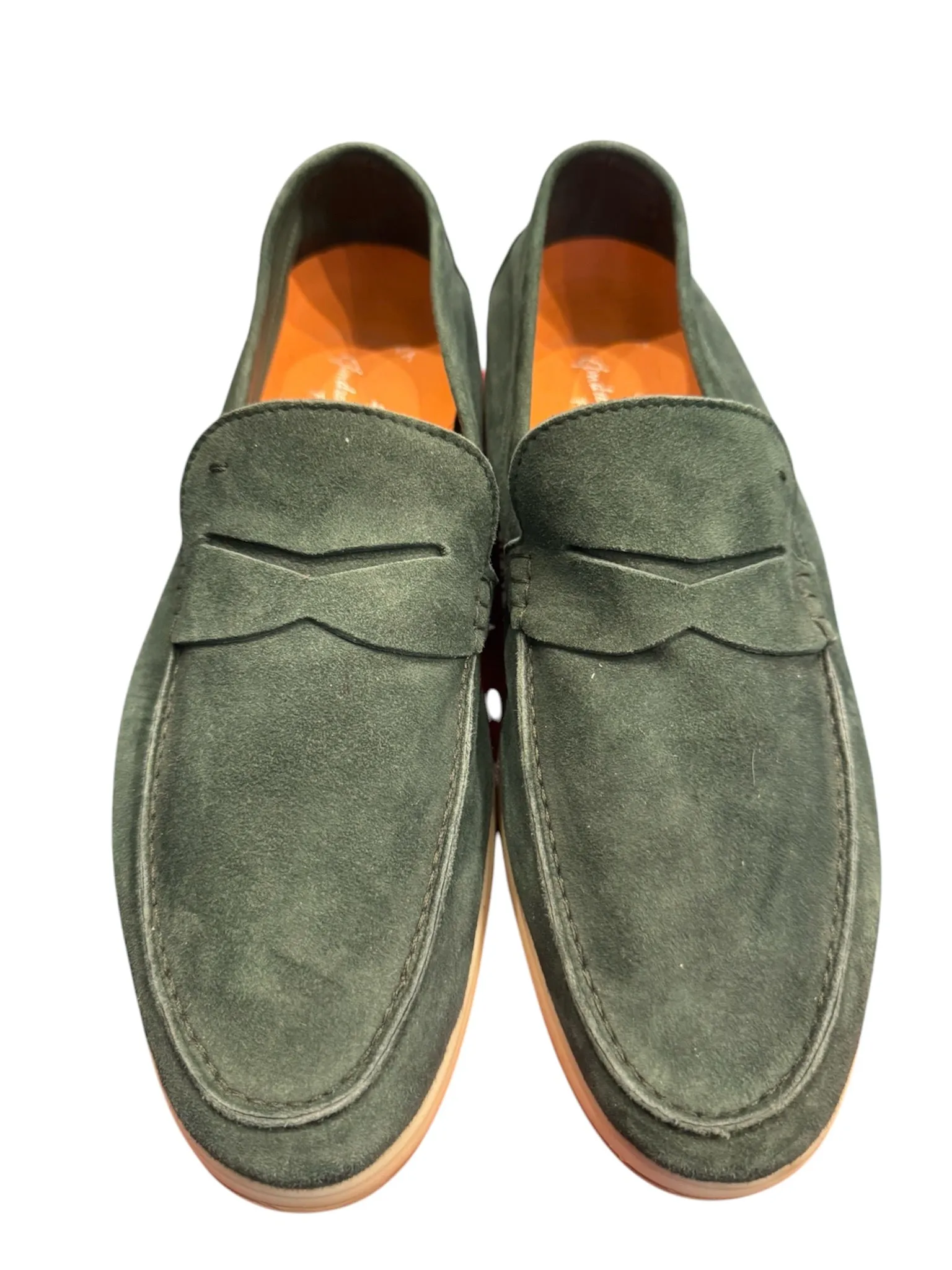 Andrea Ventura Suede Short Penny Loafers Slip On Vibe Air Flow Shoes
