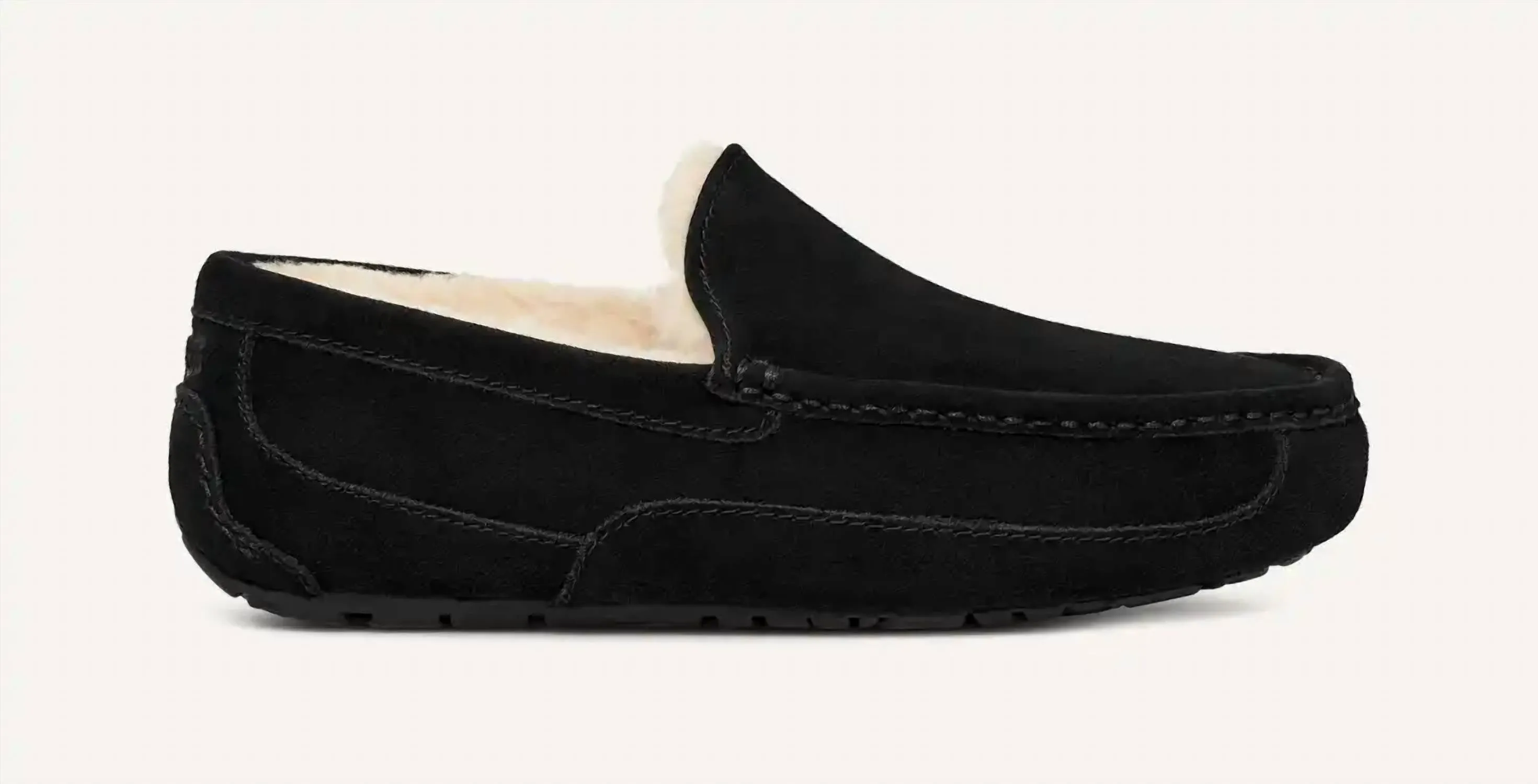 Relax On The Go Men Ascot Slipper In Black
