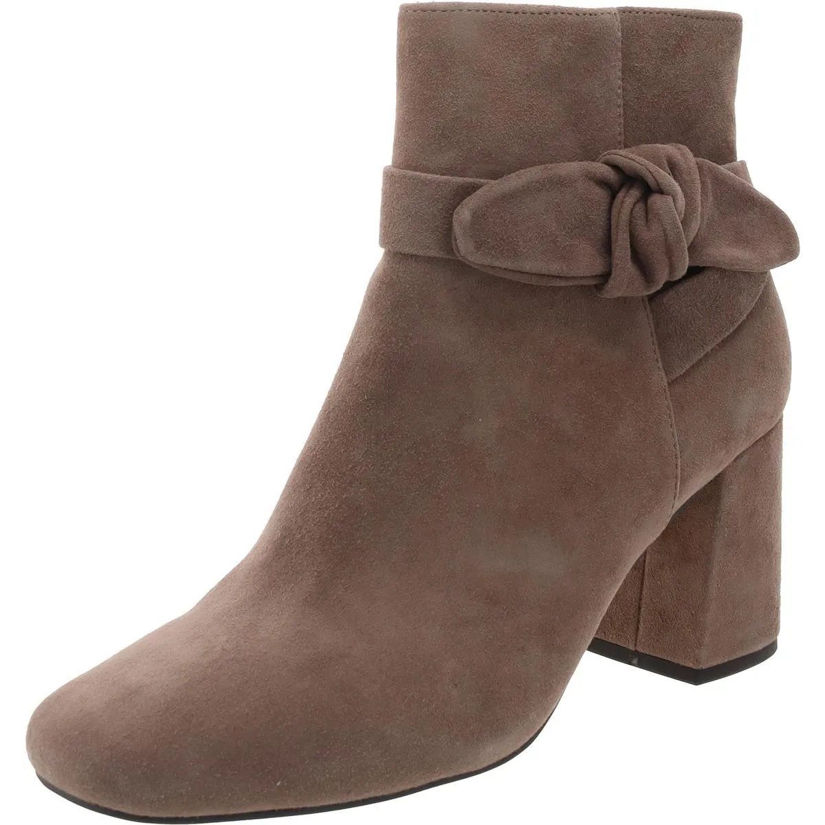 Anti Slip Traction Reflective accents Felicity Womens Suede Bow Booties