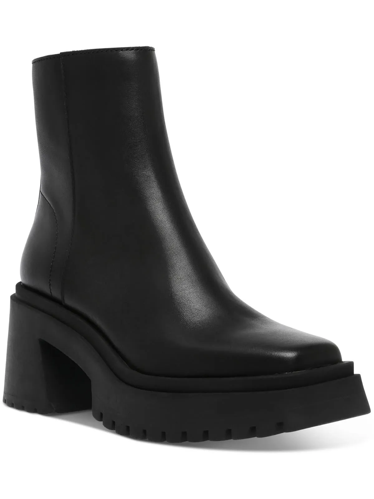 Stable Support Windy Weather Fella Womens Leather Lug Sole Ankle Boots