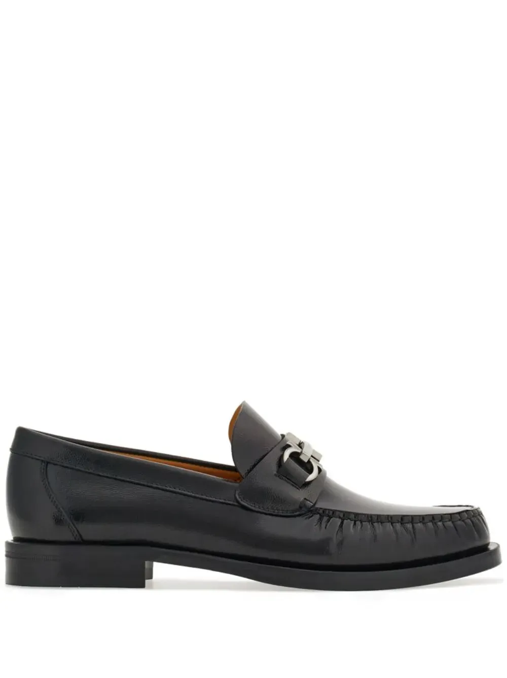 Ferragamo Gancini Leather Loafers Comfort Walk Slip