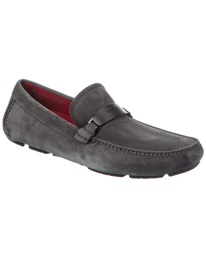 Ferragamo Suede Loafer Foot Support