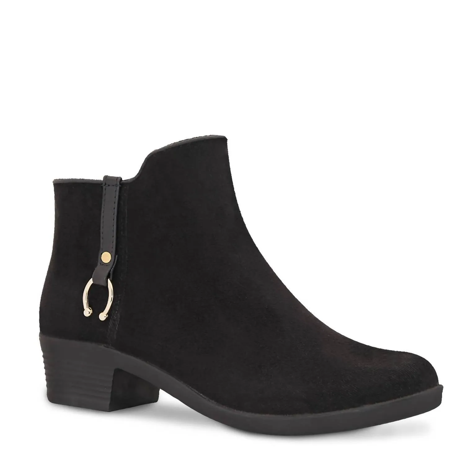 Work Function Waterproof Dress Booties In Black