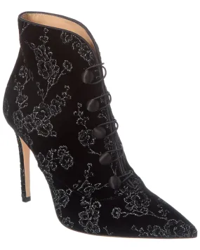 Traction Enhanced Base Dance Floor Gianvito Rossi Empress 150 Velvet Bootie