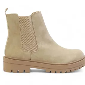 Party Occasion Women's Pilot Chelsea Bootie In Beige