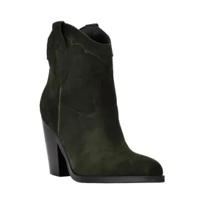 Rugged Built Rural Traveler Women's Gona Western Booties In Dark Green