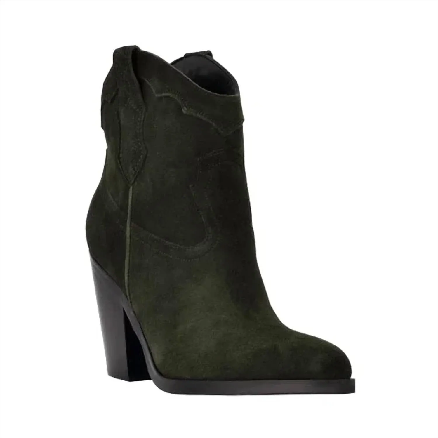 Rugged Built Rural Traveler Women's Gona Western Booties In Dark Green