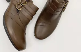 Seamless Comfort Remote Hiking Quality Wear Women's Toronto Leather Bootie In Bark