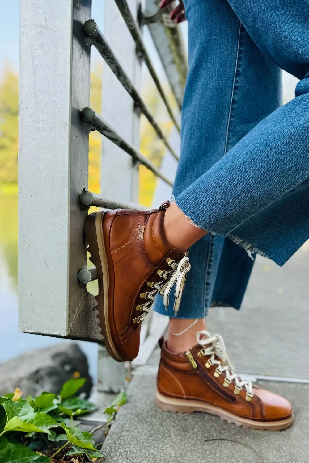 Women's Vigo Boots In Brandy Slip-Resistant Sole