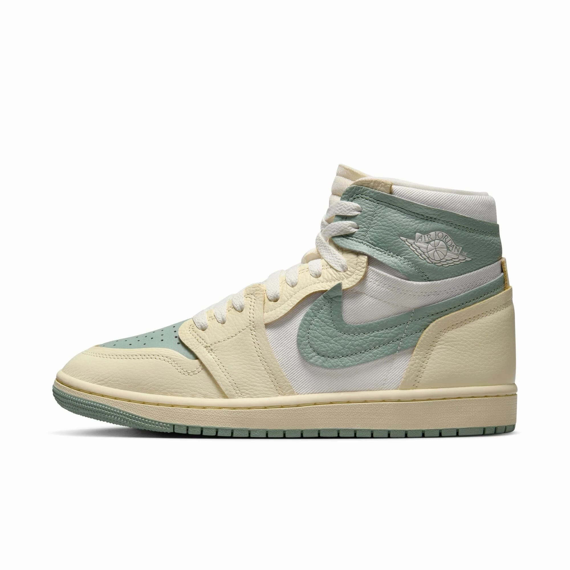 soft - ground shoes Nike Air Jordan 1 MM High Legend Sand/Jade Smoke-Sail  FB9891-104 Women's