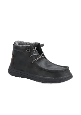 Italian Glam Waterproof Active Nomad Men's Trent Boot In Charcoal