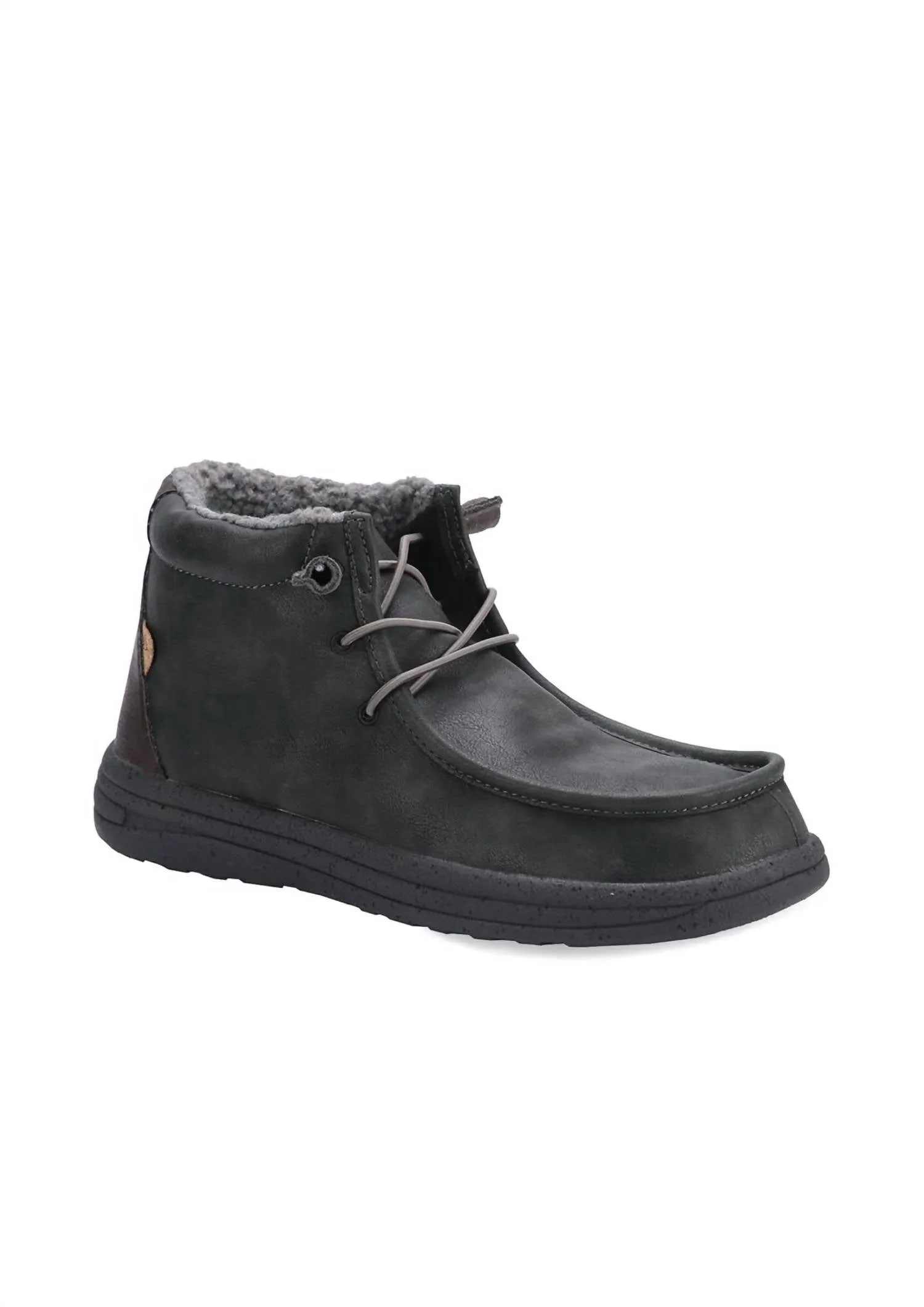 Italian Glam Waterproof Active Nomad Men's Trent Boot In Charcoal