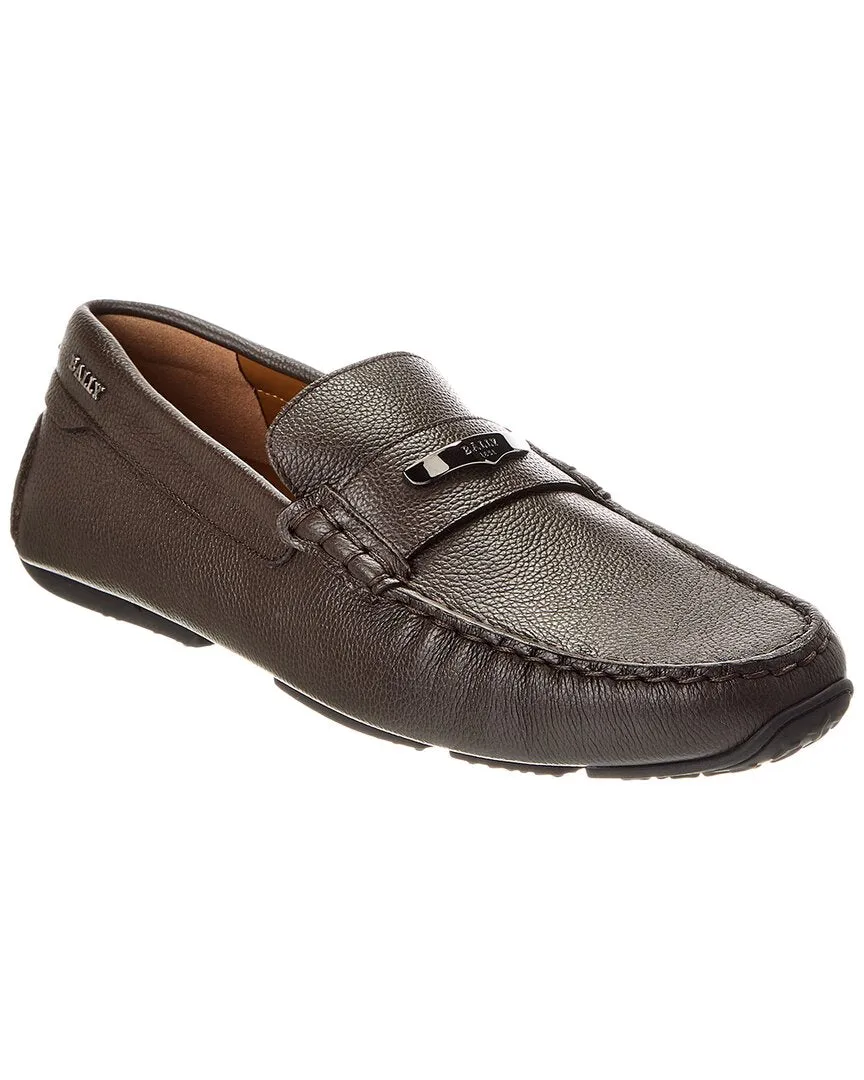 Bally Pivial Leather Loafer Walk Comfort Slip Lightweight Construction