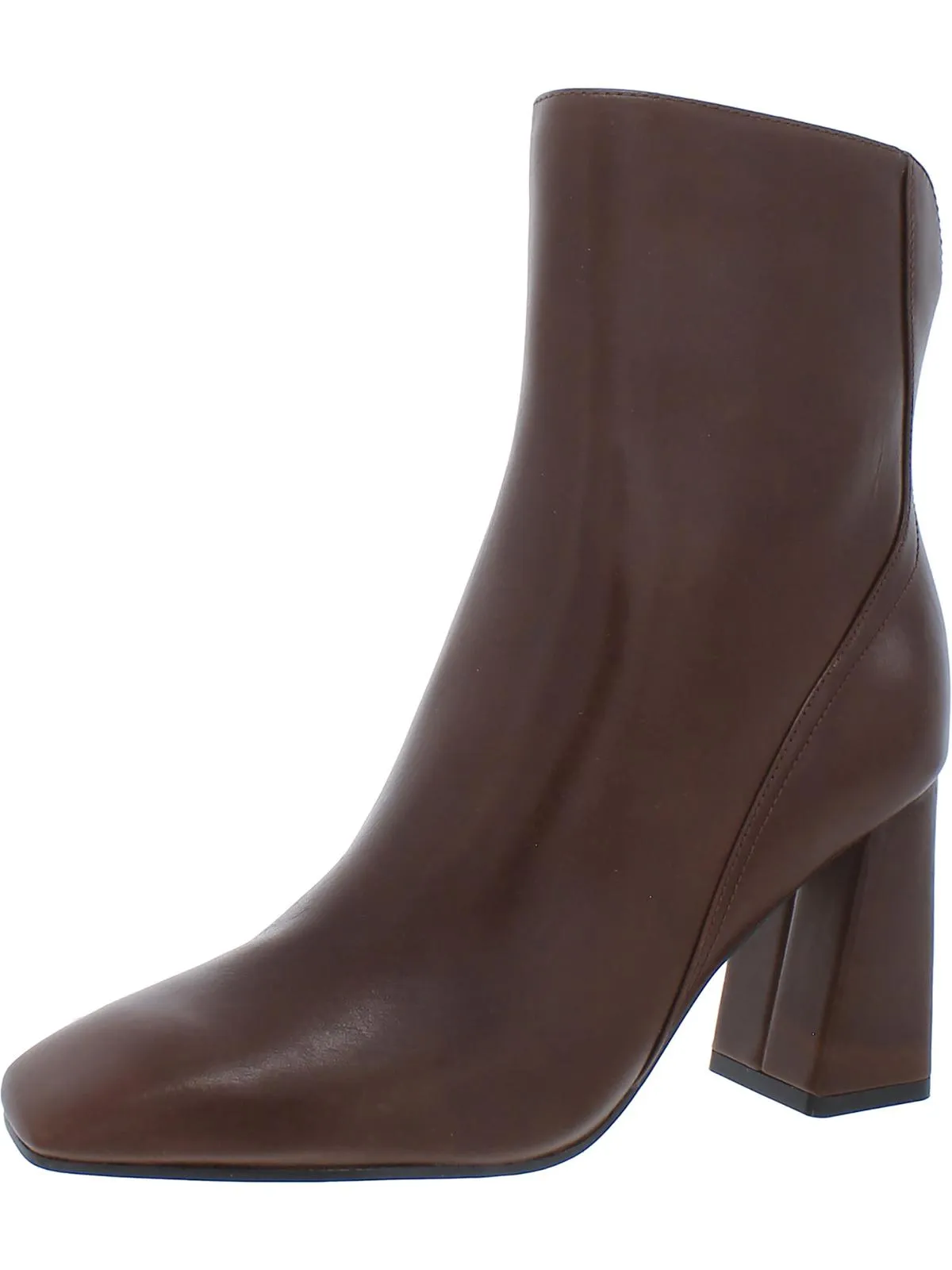 Holiday Feel Lexi Womens Leather Square Toe Ankle Boots