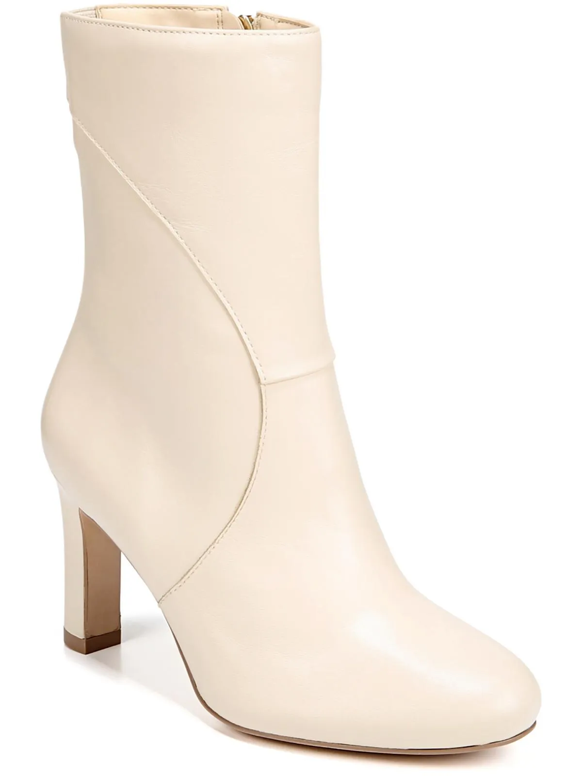 Trendy Vibe Harlene Womens Leather Almond Toe Ankle Boots