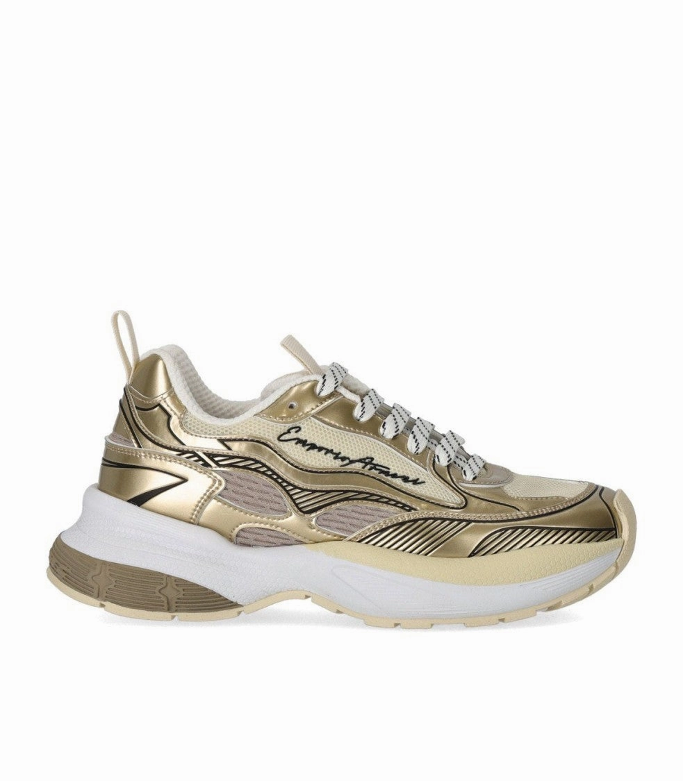 Gold Sneaker Dynamic Stability Support