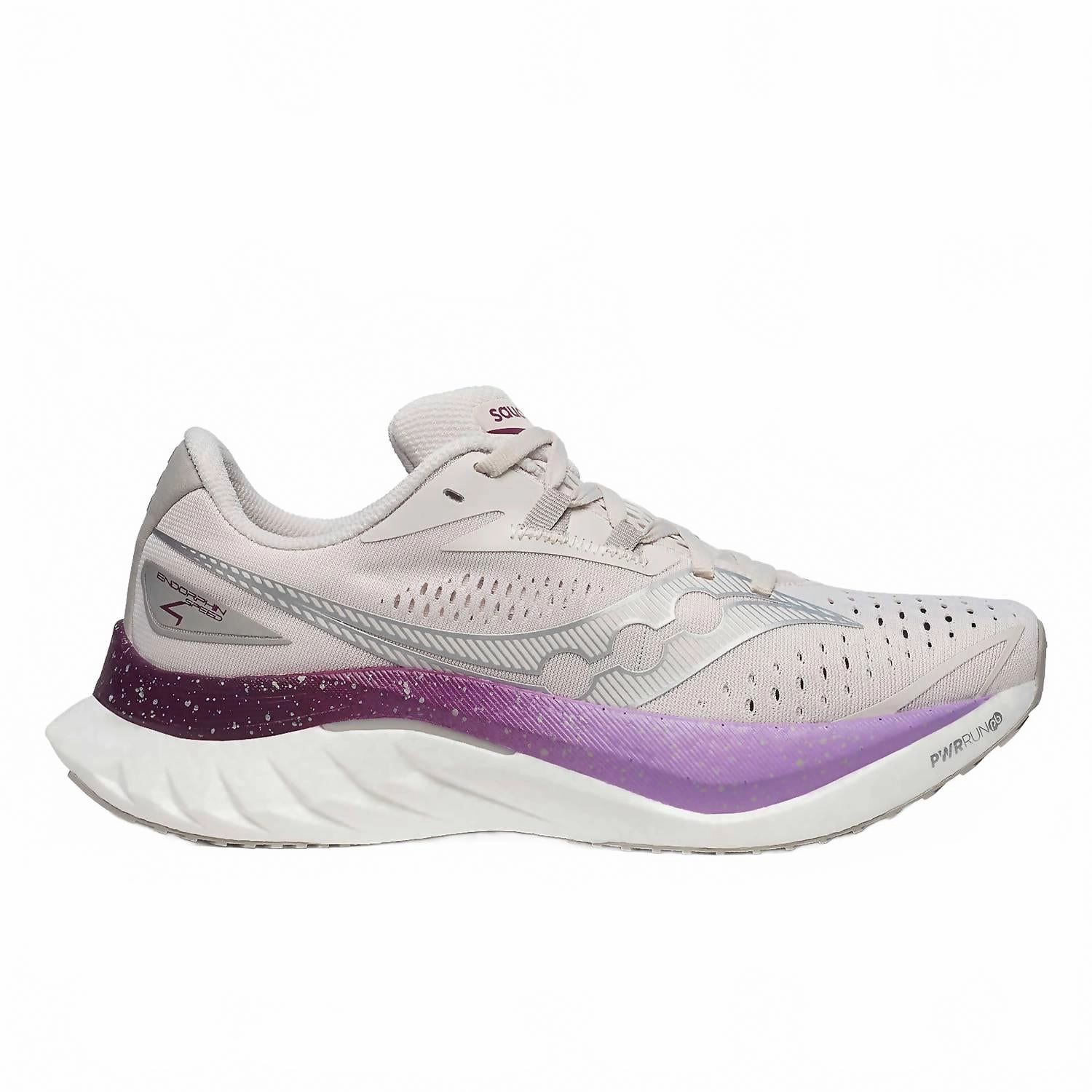 Microfiber Collar Padding Women's Endorphin Speed 4 Running Shoes In Moon/plum