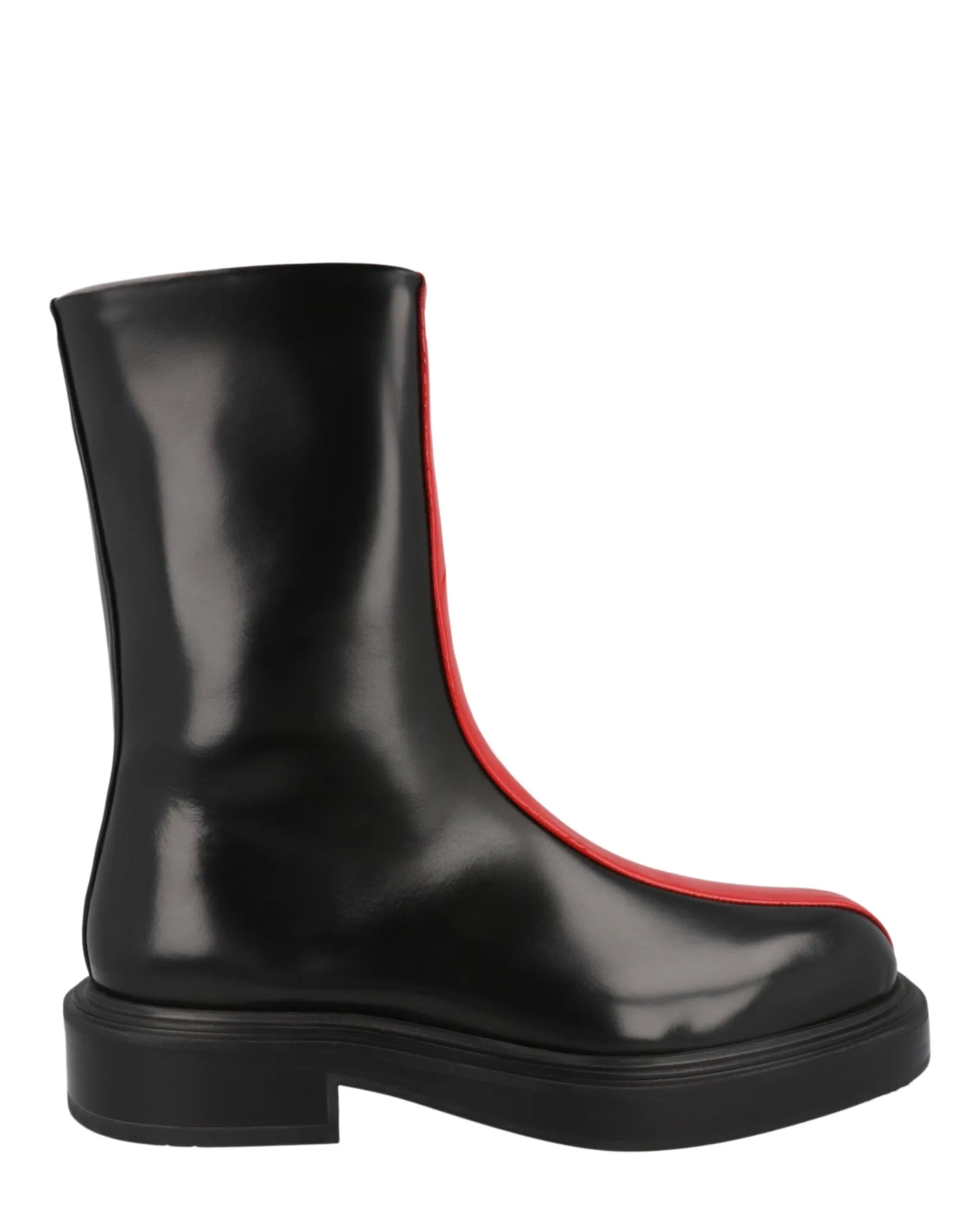 Low Heel Heavy Use Florentia Contrasting Insert Ankle Boots