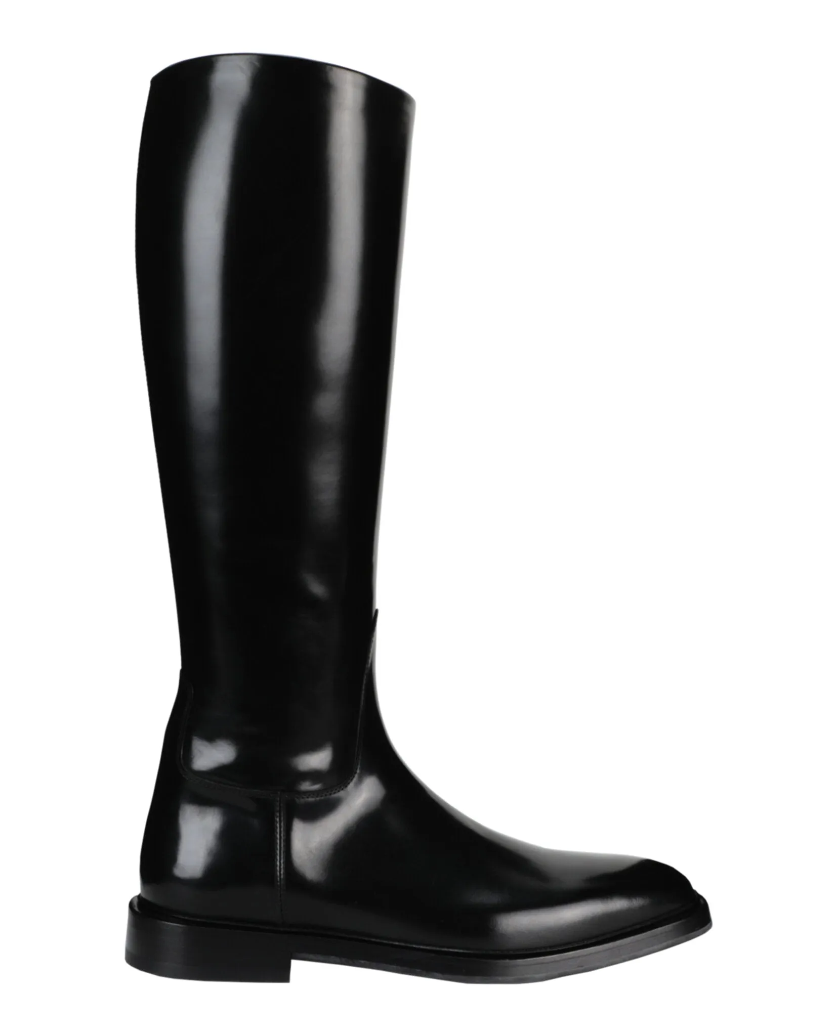 Fluid Leather Riding Boots rubber Eco Material All Day Wear