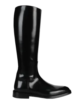 Running Comfort Fluid Leather Riding Boots