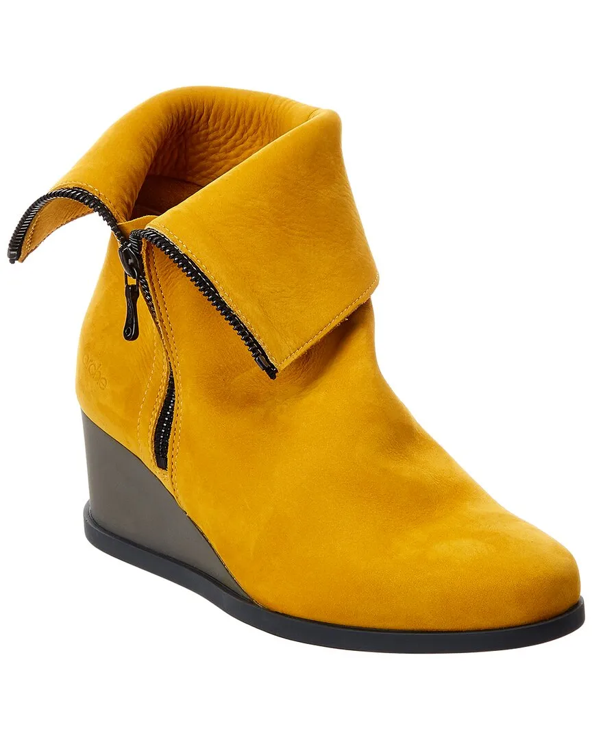 Quick Drying Cold Climate Modern Cut Arche Okolaa Leather Bootie