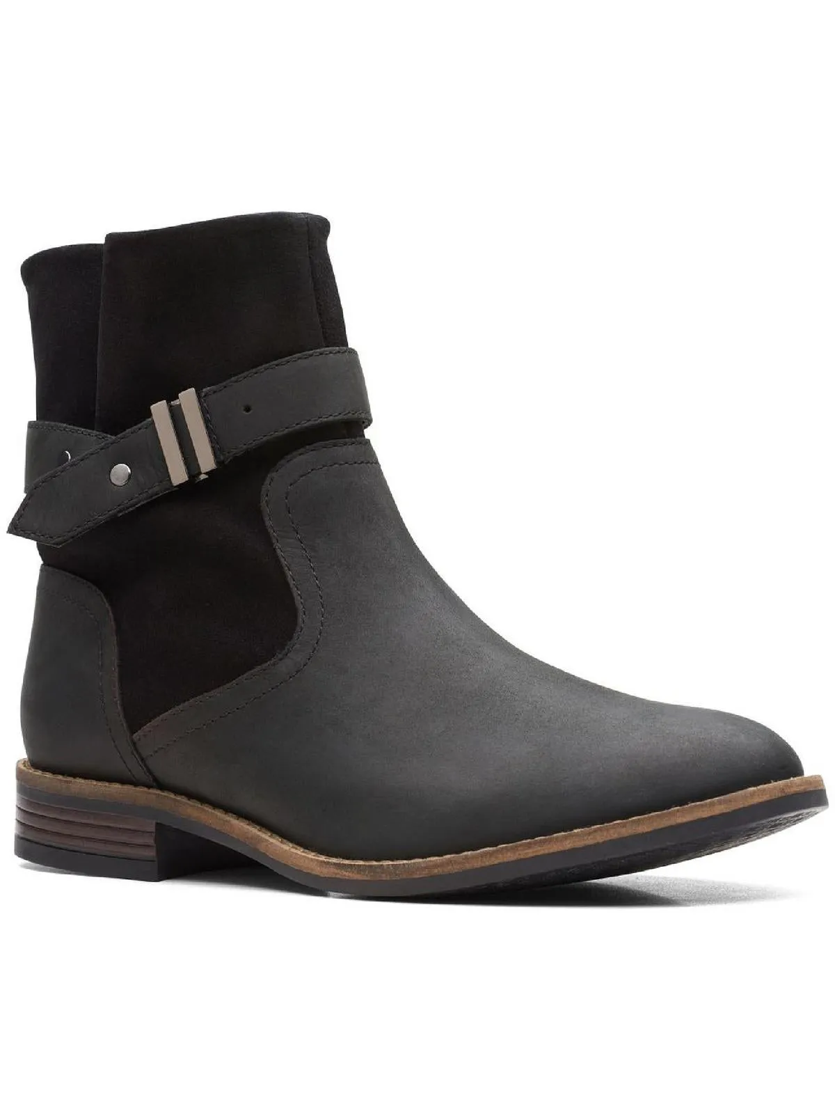 Womens Leather Ankle Ankle Boots Subtle design