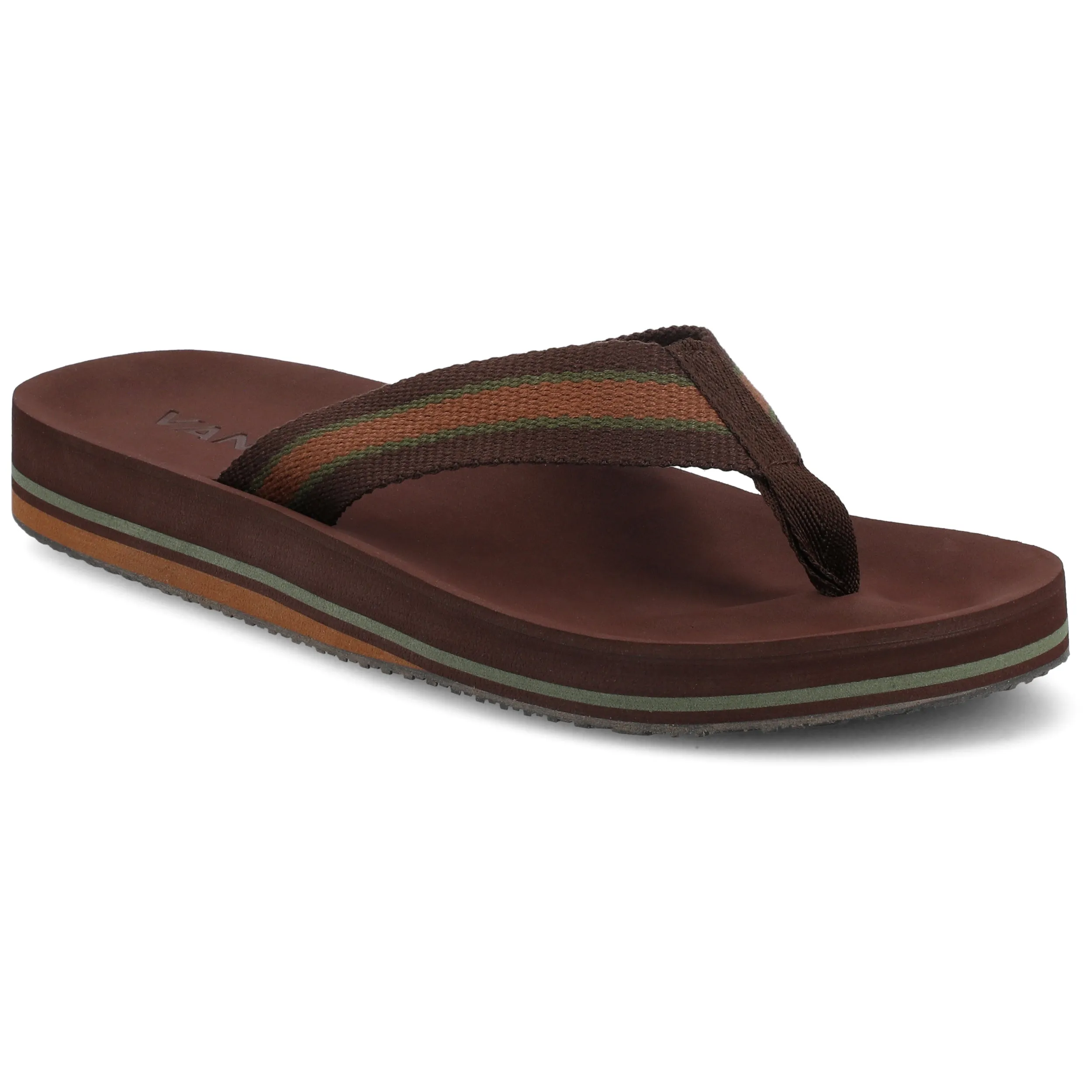 Footbed Cushioned Slip On Vance Fontana Comfort Flip-flop Sandal