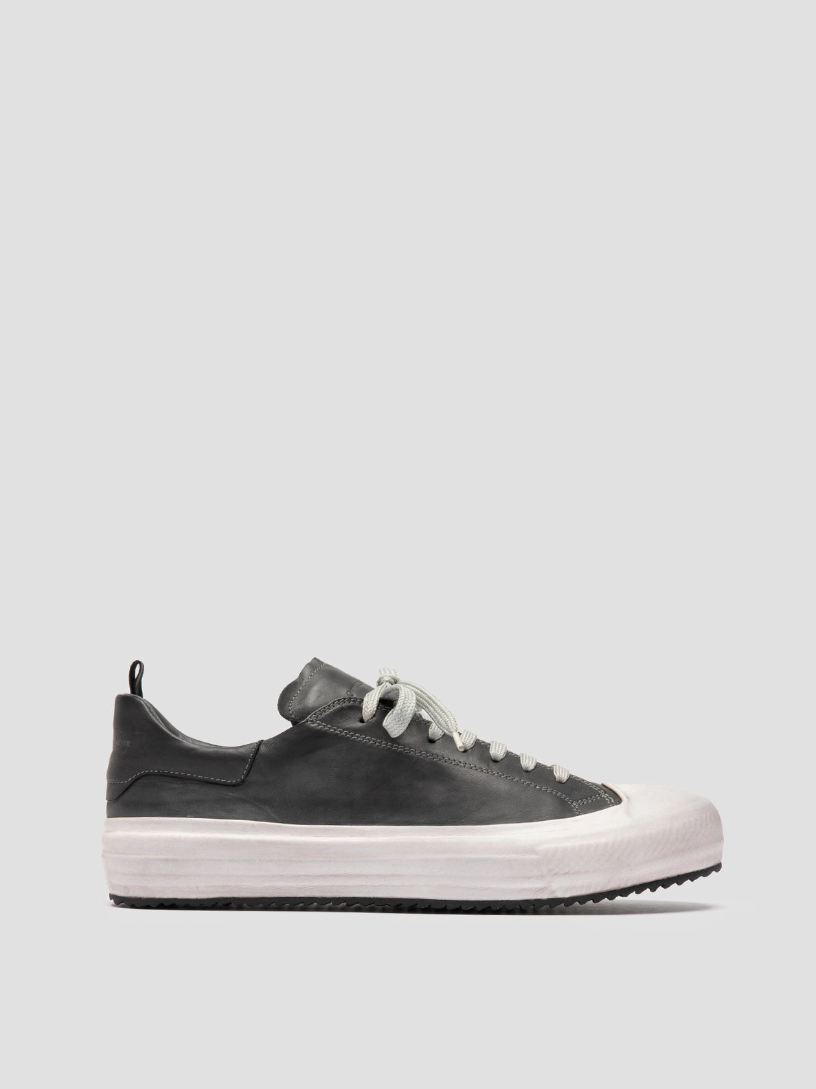 MES DD 001 - Dark Grey Leather  Sneakers Fashion Trends Shock Dispersing Plate