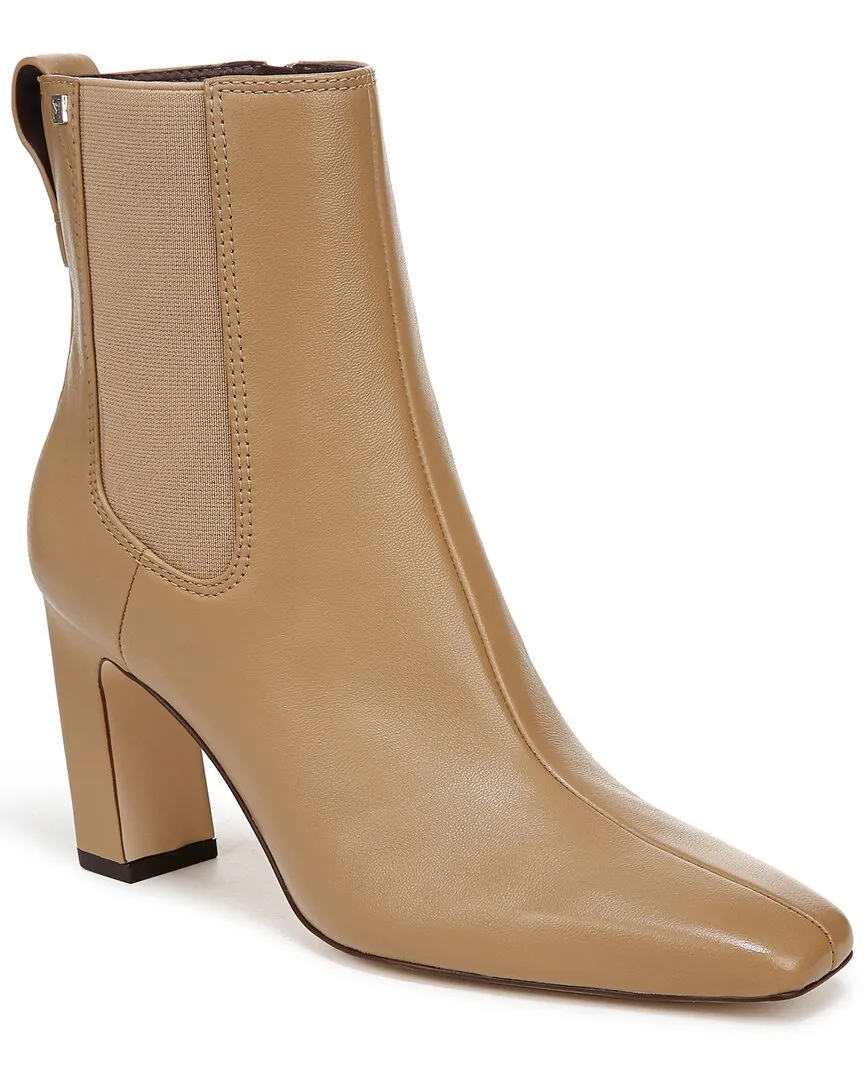 Wide Cut Easy Clean Franco Sarto Flexa Bliss Leather-Trim Bootie