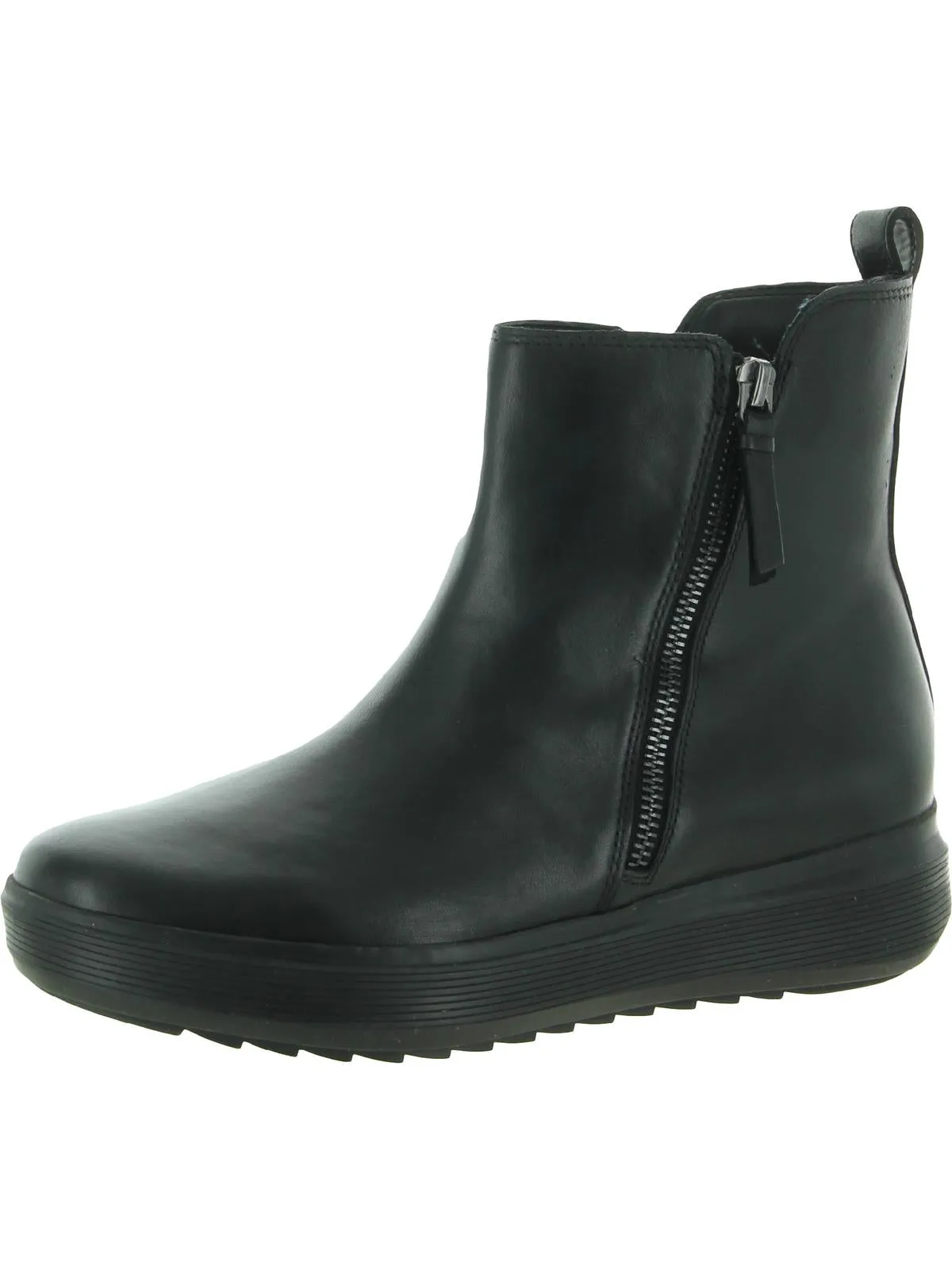 Talise Womens Leather Wedge Ankle Boots Seamless Comfort Comfort Seeker EasyToClean