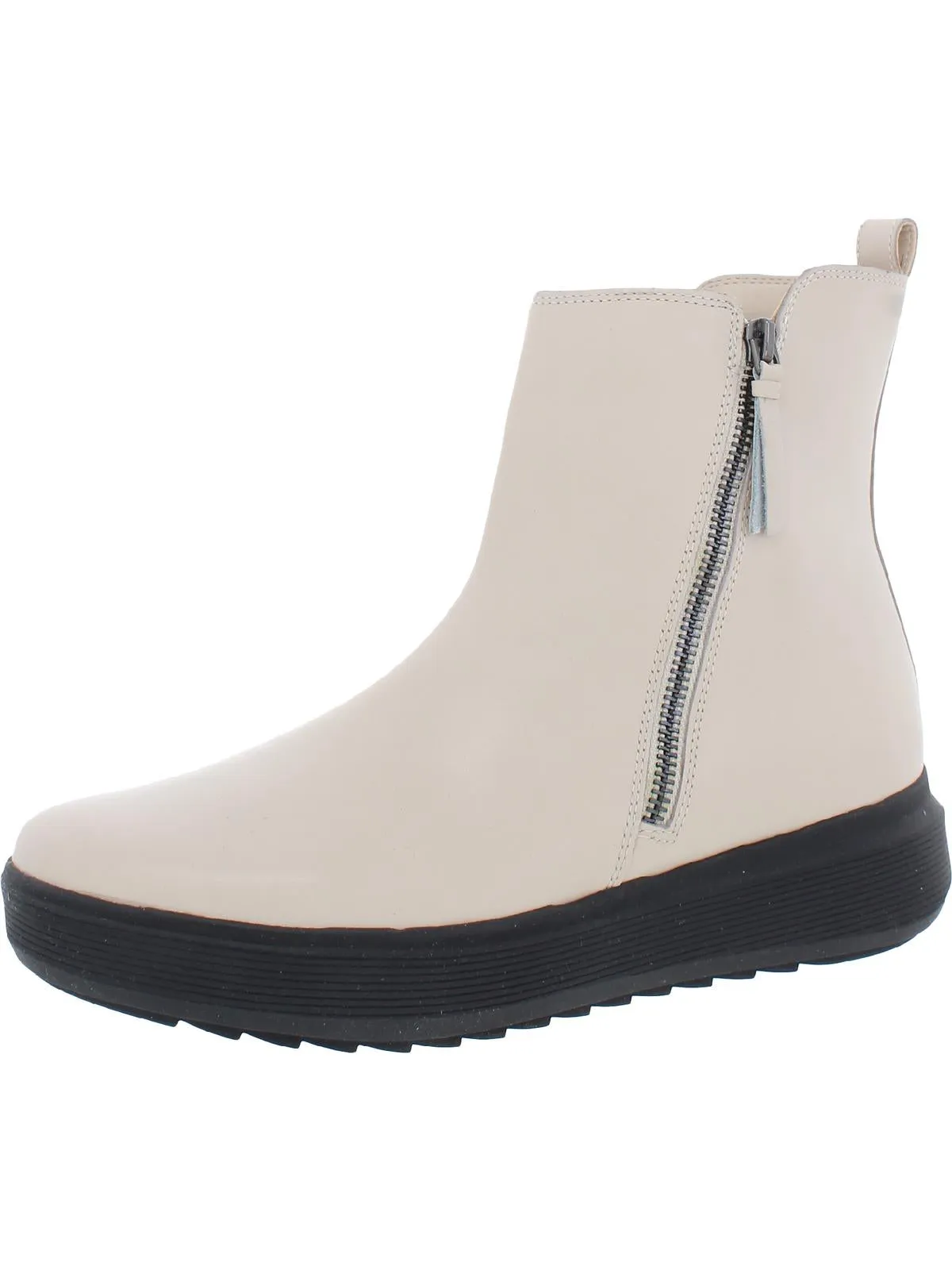 Talise Womens Leather Wedge Ankle Boots Long Walk