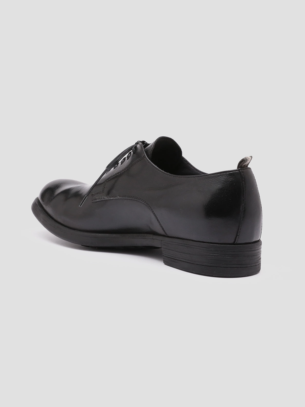 Pad Comfort CHRONICLE 001 - Black Leather Derby Shoes