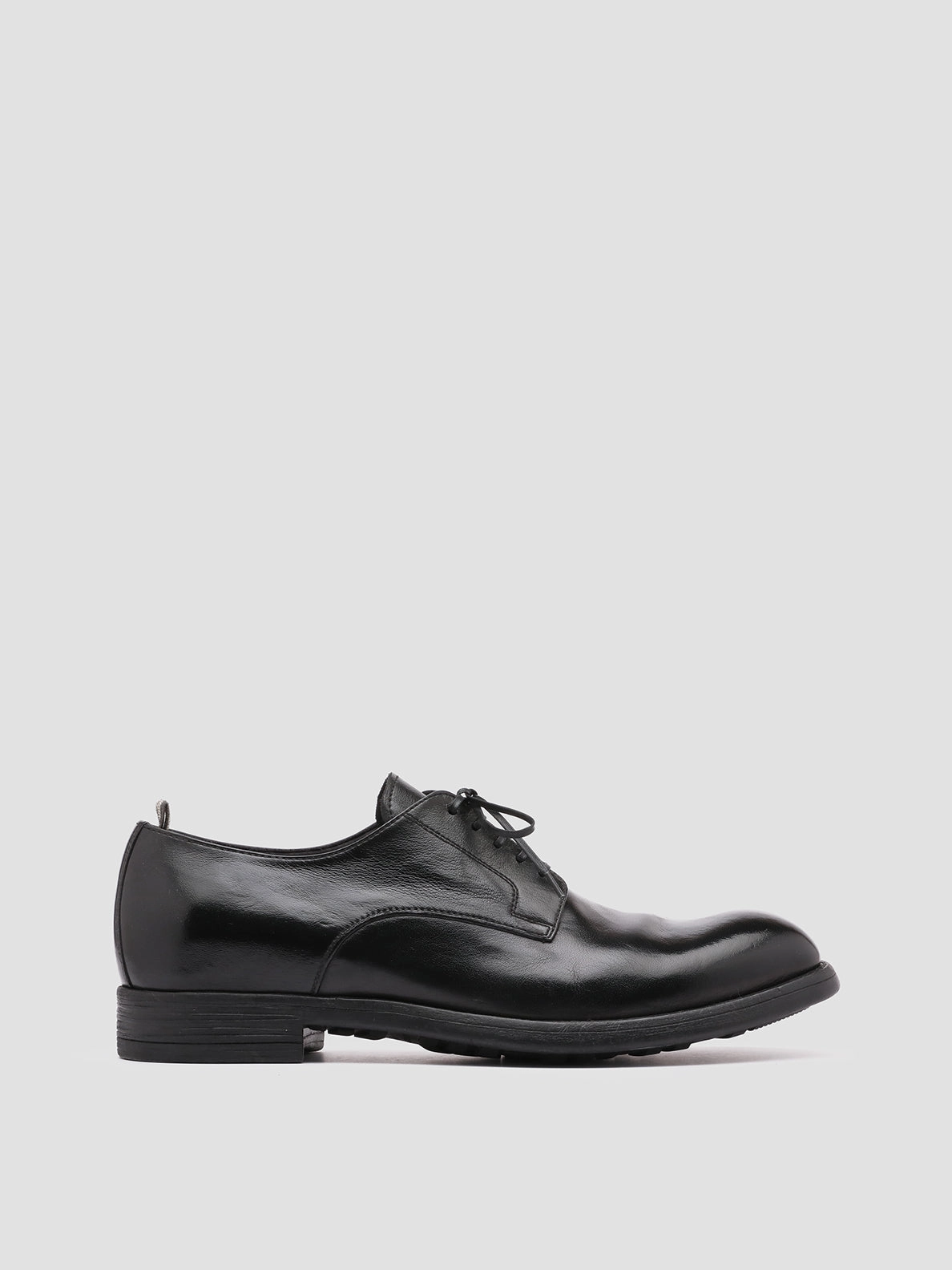 Italian Cut CHRONICLE 001 - Black Leather Derby Shoes
