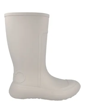 Gancini Mid-Calf Rainboots With Signature Design Steel Toe High Ankle Support