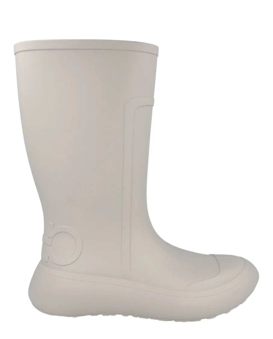 Gancini Mid-Calf Rainboots With Signature Design Urban Fit
