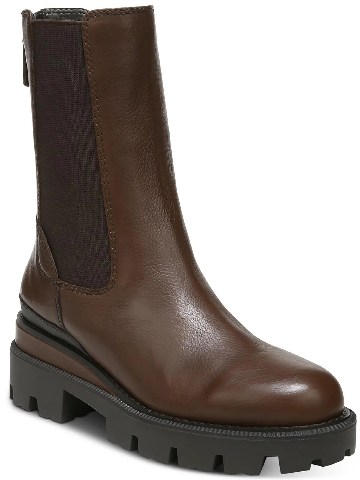 Shock Absorbing Rainy Day Commuter Genia Womens Leather Booties Ankle Boots