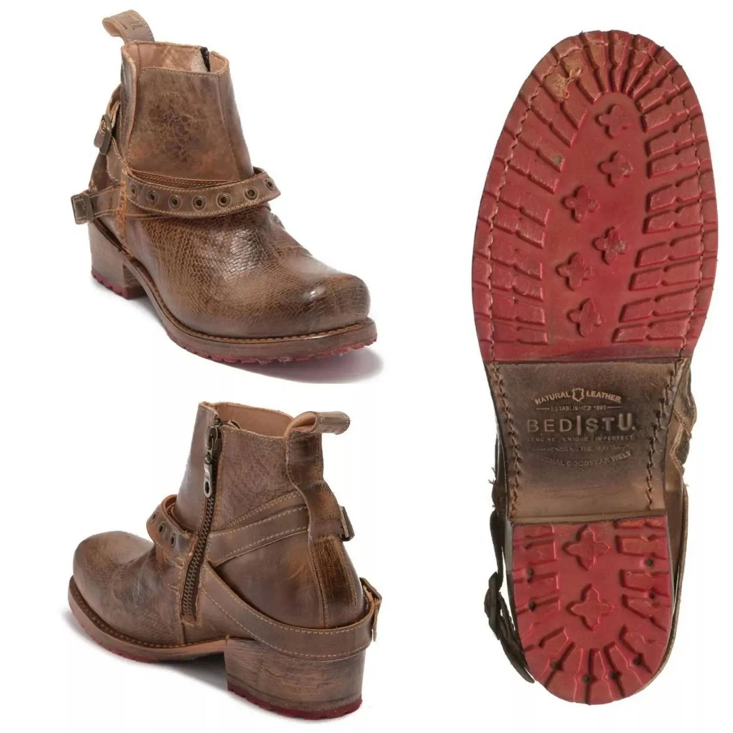 Georgia Boot In Taupe Rustic Comfort Edge Feather Light Comfort Seeker