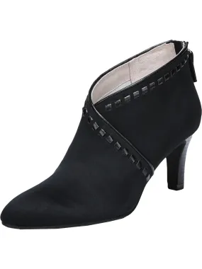 Urban Edge Giada Womens Faux Suede Zipper Ankle Boots