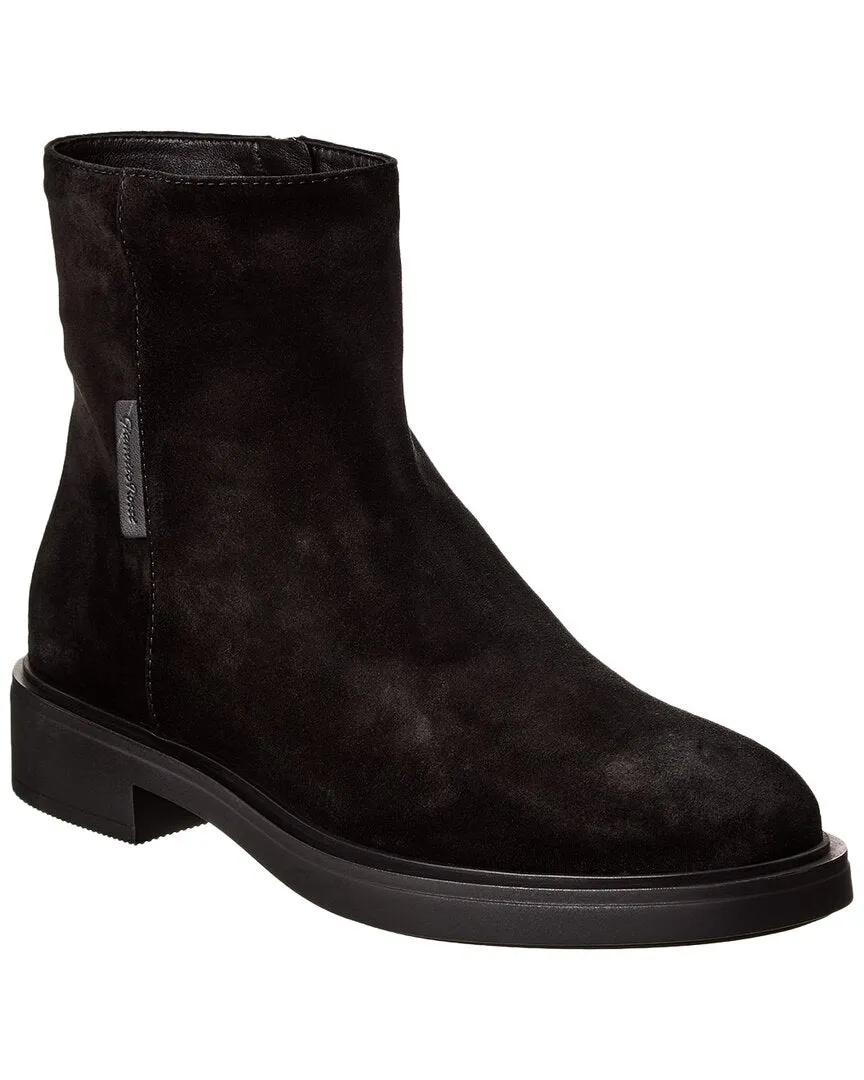 Gianvito Rossi Lexington Suede Boot Comfort Lining Windy Weather Protective Finish Snowy Path