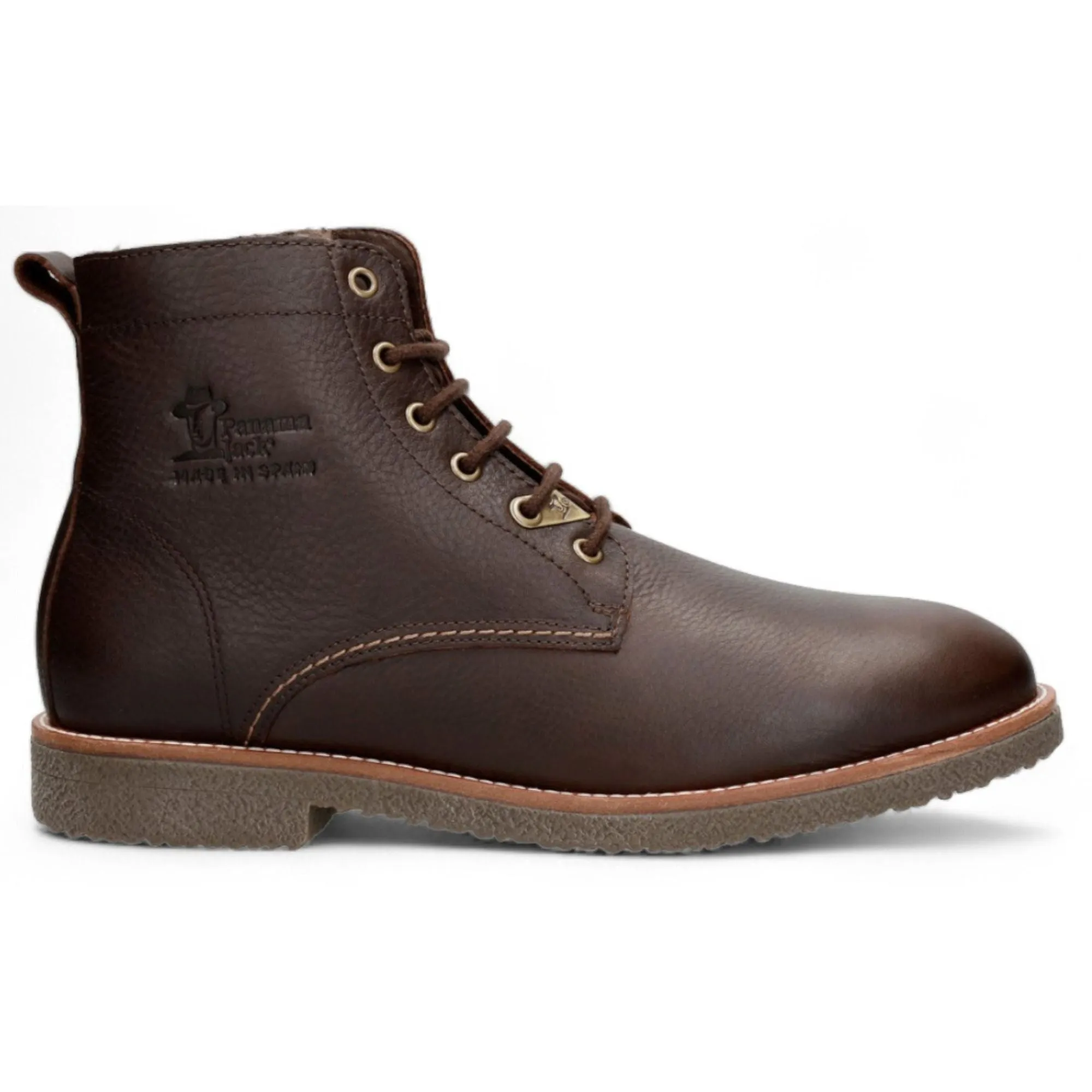 Glasgow Igloo C1 - Men's Brown Leather Ankle Boots Western Style Modern Edge