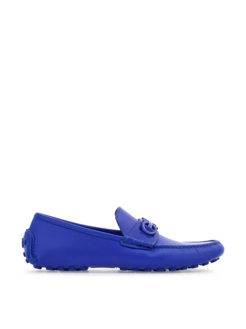 Grazioso Gancini Logo Loafers Slip Out